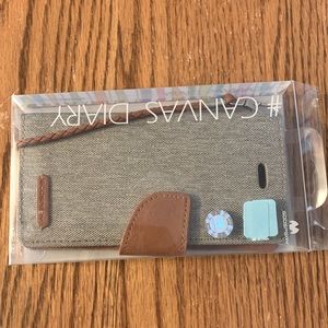 IPhone 6 Mercury Goospery canvas wallet case